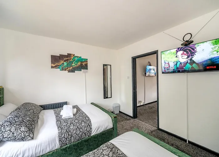 *ra26s* For Your Relaxed & Cosy + Free Parking + Free Fast Wifi * * Лідс